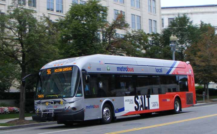 WMATA Metrobus New Flyer DE42LFA 6502